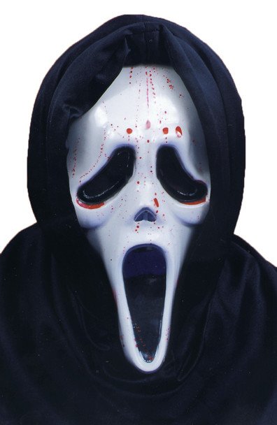 Scream Mask With Blood & Pump Adult