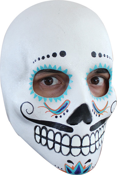 Deluxe Day Of The Dead Catrin Mask Adult