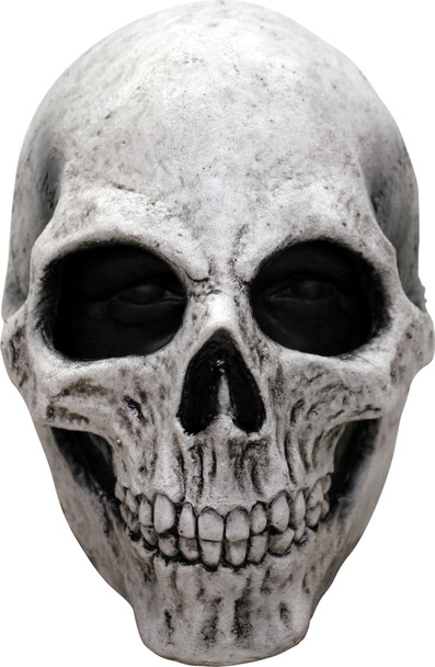 White Skull Latex Mask Adult
