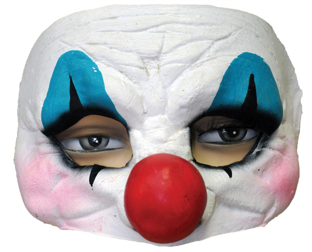 Happy Clown Latex Half Mask Adult