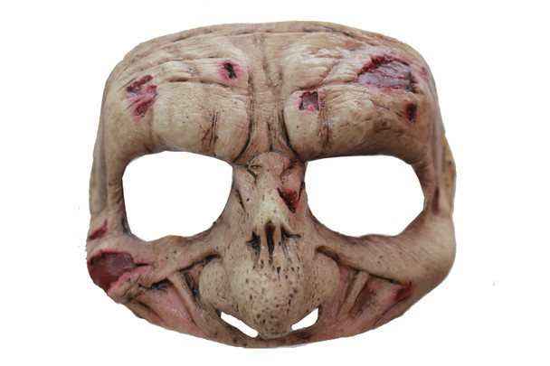 Zombie Latex Half Mask Adult