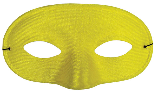 Women's Satin Half Mask Gold