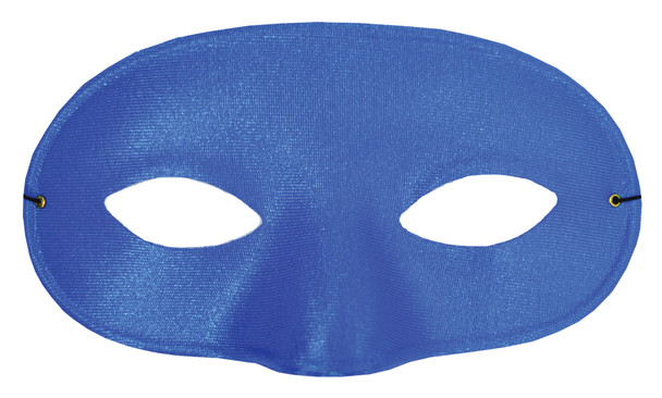 Women's Satin Half Mask Royal Blue