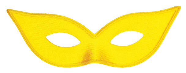 Women's Satin Harlequin Mask Gold