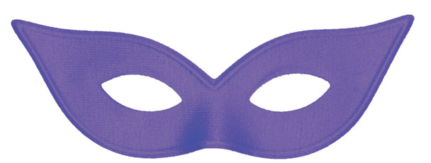 Women's Satin Harlequin Mask Purple