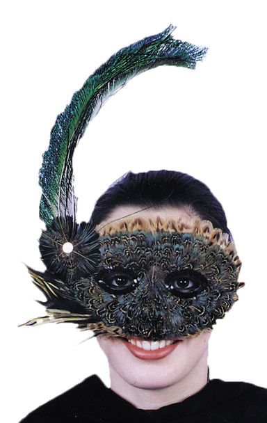 Women's 20's Style Feather Mask