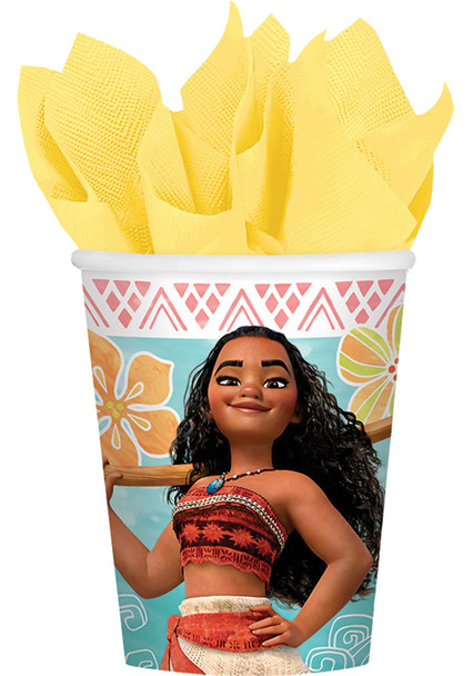 9 oz. Moana Cups-Pack Of 8