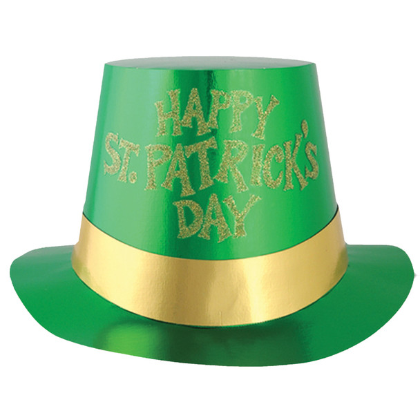 Glittered St. Patrick's Day Hats-Pack Of 5 Adult