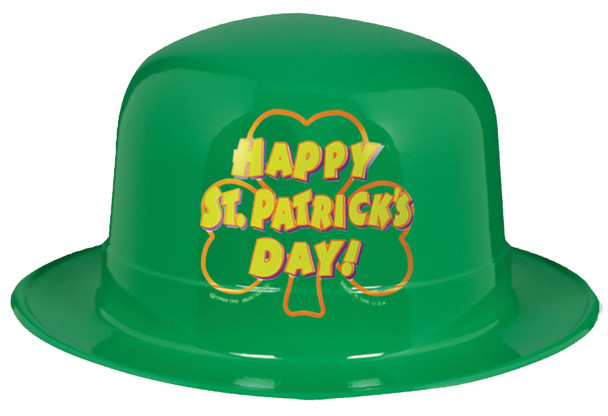 Plastic St. Patrick's Day Hats-Pack Of 5 Adult