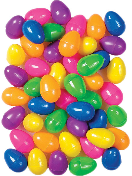 Plastic Easter Eggs-Bag Of 48