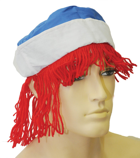 Men's Wig Raggedy Andy With Hat