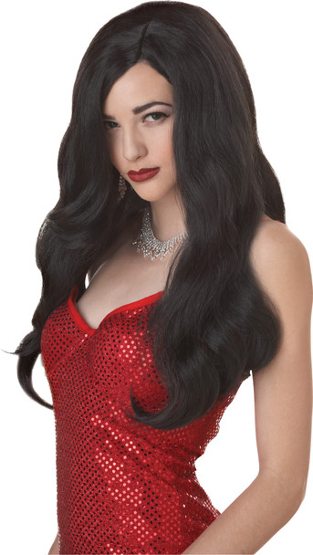 Women's Wig Silver Screen Sinsation Black