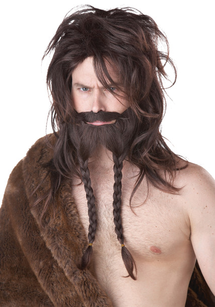 Men's Wig Viking Kit Brown