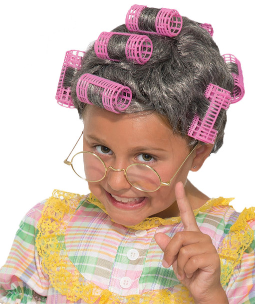 Women's Wig Old Aunt Child