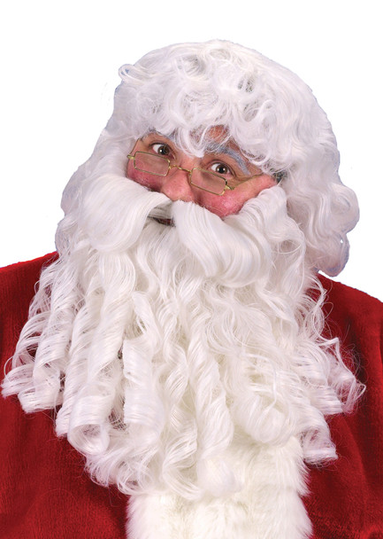 Men's Wig Deluxe Santa Beard Mustache