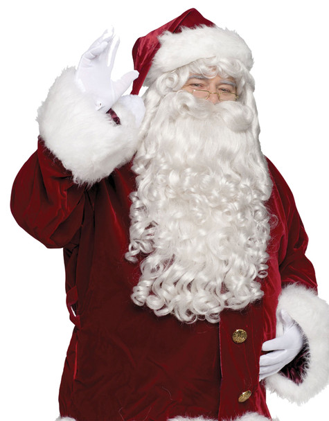 Men's Wig Santa And Beard Super Deluxe