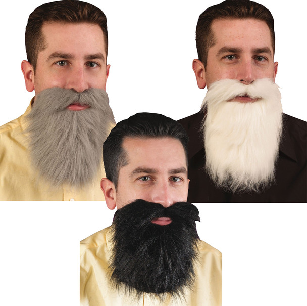 Men's Mustache Beard 24-Piece Assorted