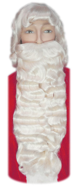 Men's Wig Santa Set 006 White