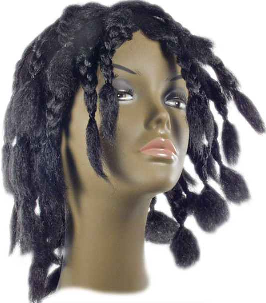 Women's Wig Short Dreadlock Black