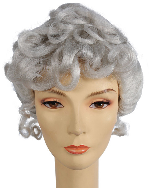 Women's Wig Gibson Girl/Mrs. Claus White 60