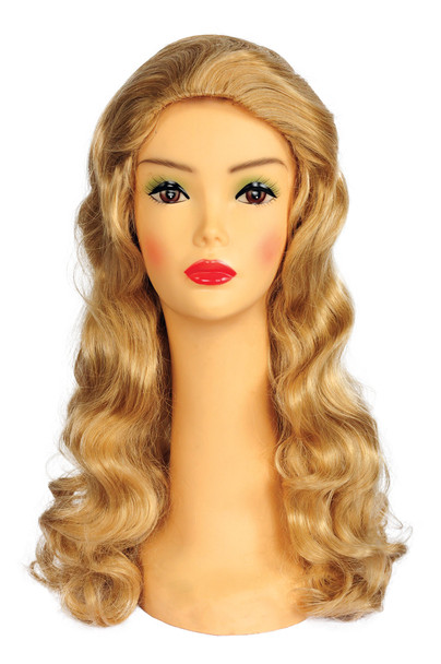 Women's Wig Showgirl Deluxe Champagne Blonde 22