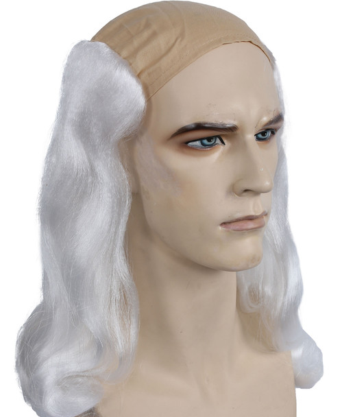 Men's Wig Ben Franklin Bargain White