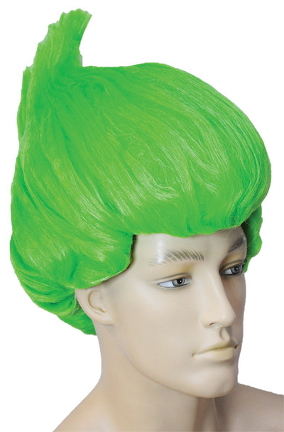 Men's Wig Troll Big Bright Green