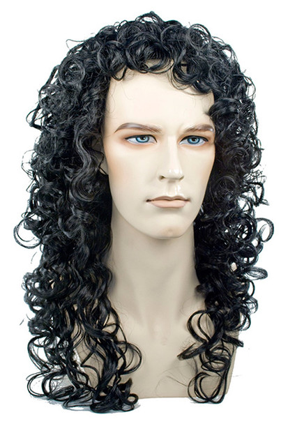 Men's Wig French King Black