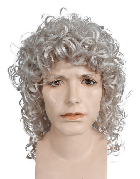 Men's Wig French King White