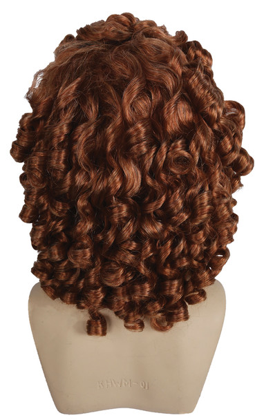 Men's Wig Curly Lion Set Red Mix R150