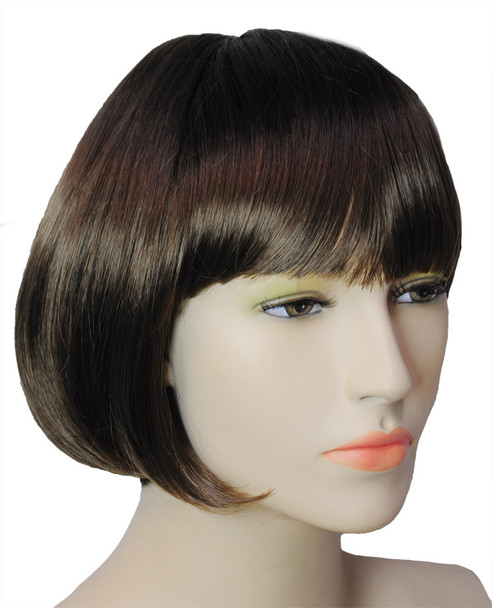 Women's Wig Long Curly Clown Deluxe Yellow