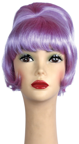 Women's Wig Spit Curl Lavender