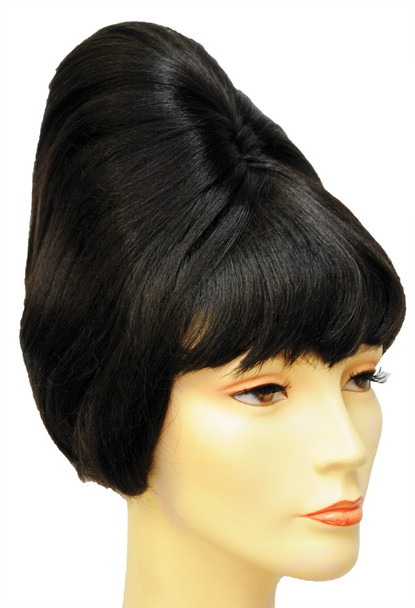 Women's Wig Spit Curl Medium Brown