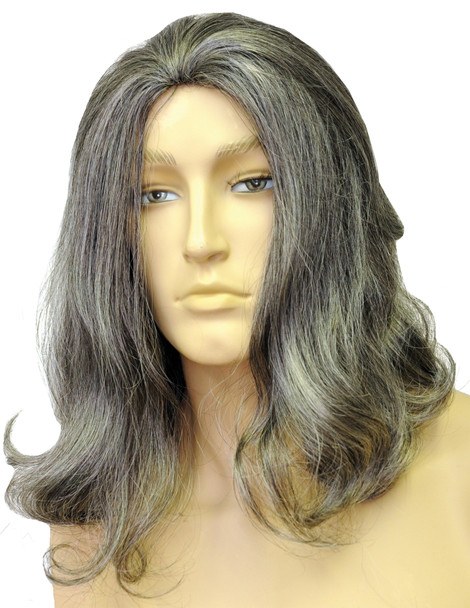 Men's Wig Biblical Deluxe Medium Brown/Gray 44