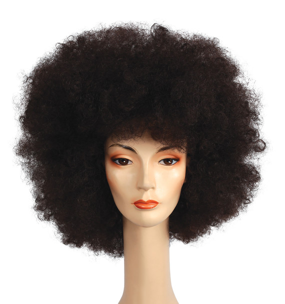 Women's Wig Afro Discount Jumbo Medium Brown