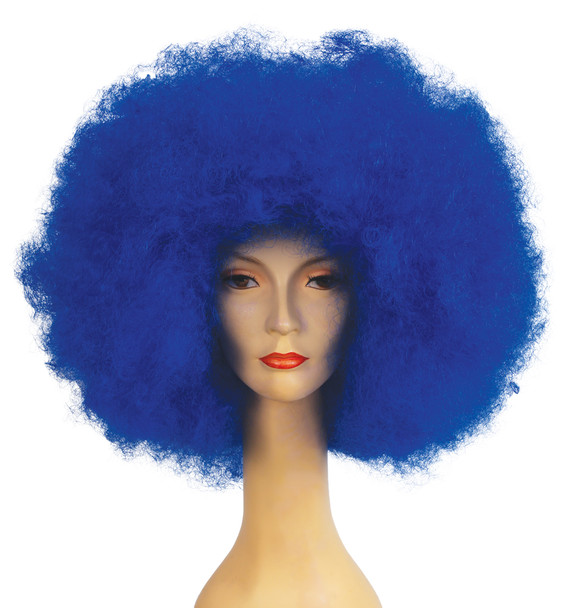 Women's Wig Afro Discount Jumbo Royal Blue