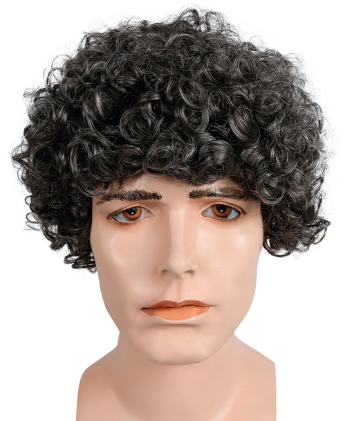 Men's Wig Style 100 Curly Gray