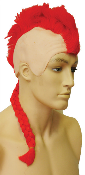 Men's Wig Mohawk Bargain Red