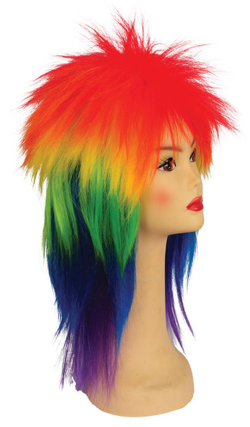 Women's Wig Punk Fright Rainbow