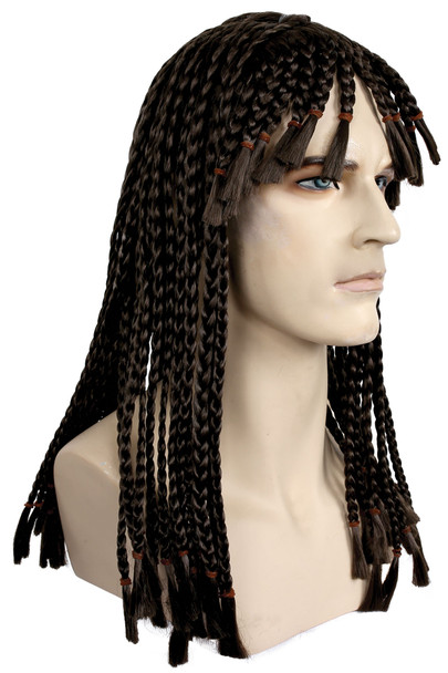 Men's Wig Dreadlock Braide Dark Brown 2202