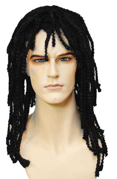 Men's Wig Tarzan Dreadlock Black