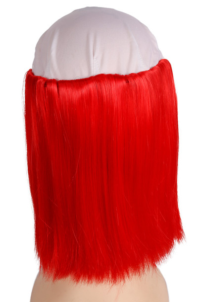 Women's Wig Clown Bald Straight Clown Red