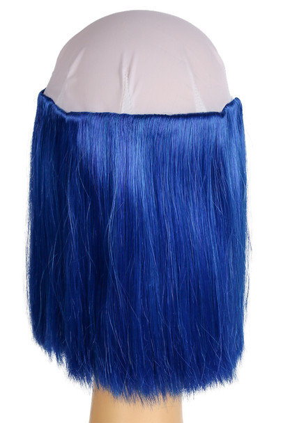 Women's Wig Clown Bald Straight Royal Blue