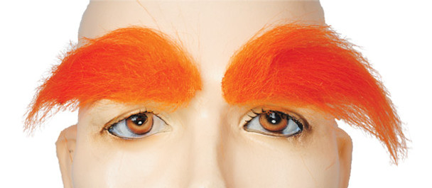 Men's Wig Eyebrows Ab1036 Orange Fur