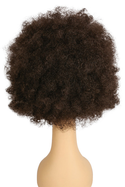 Women's Wig Afro Pulled-Out Medium Chestnut Brown 6