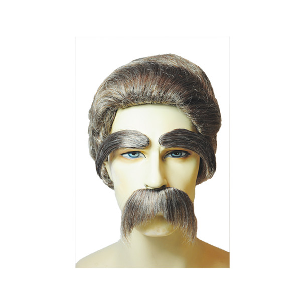 Men's Wig Mark Twain Set Deluxe White 60