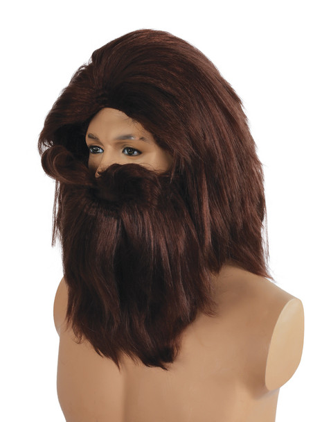 Men's Wig Neptune Set Medium Brown 4