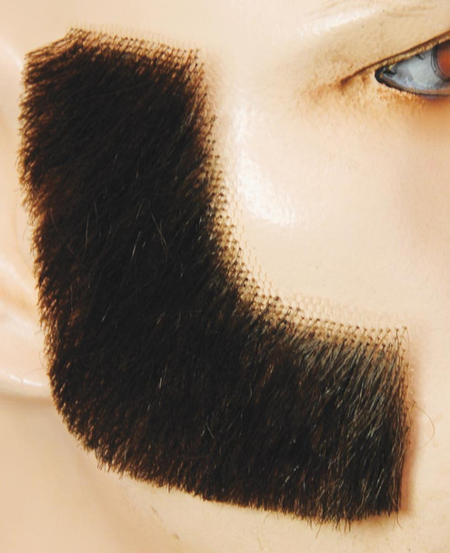 Men's Wig Sideburns Synthetic Light Chestnut Brown 8