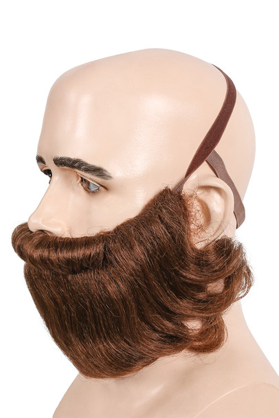 Men's Wig Biblical Beard Discount Light Brown