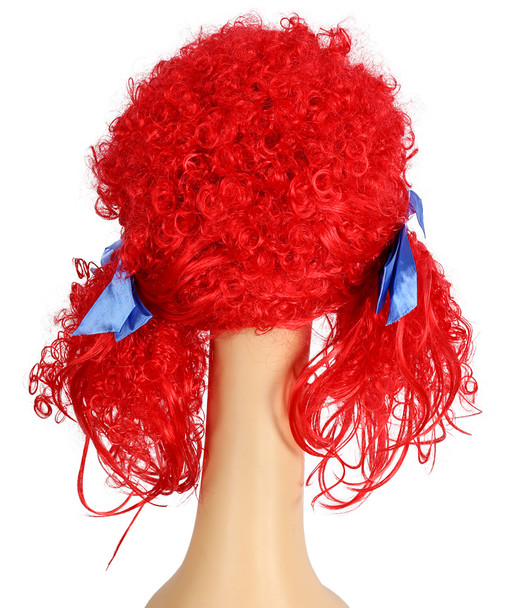 Women's Wig Clown August Red